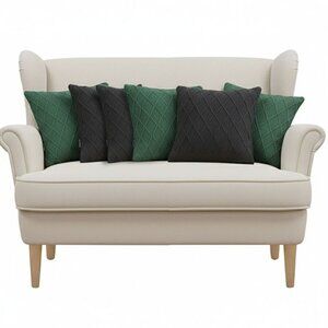 SOGA 6PC Forest Green & Charcoal Grey Diamond & Cable Knit Pillowcases – 45cm